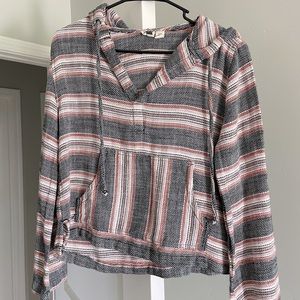 Roxy light weight pancho hoodie